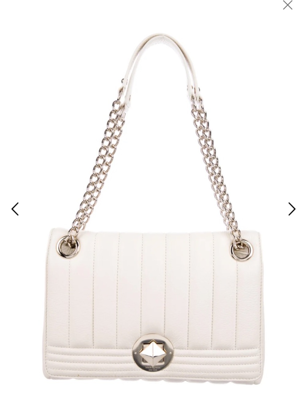 Kate Spade Gold Coast Evangeline Bag - Cream - EUC